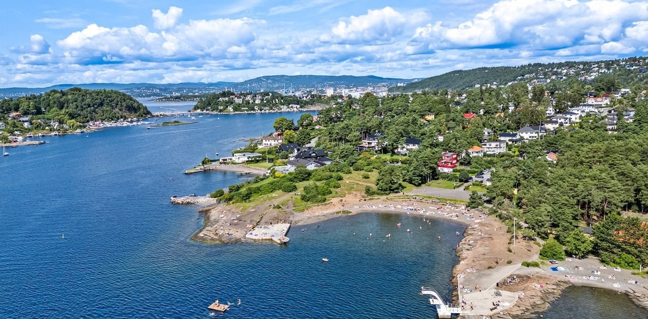 Badestrand 75 meter unna