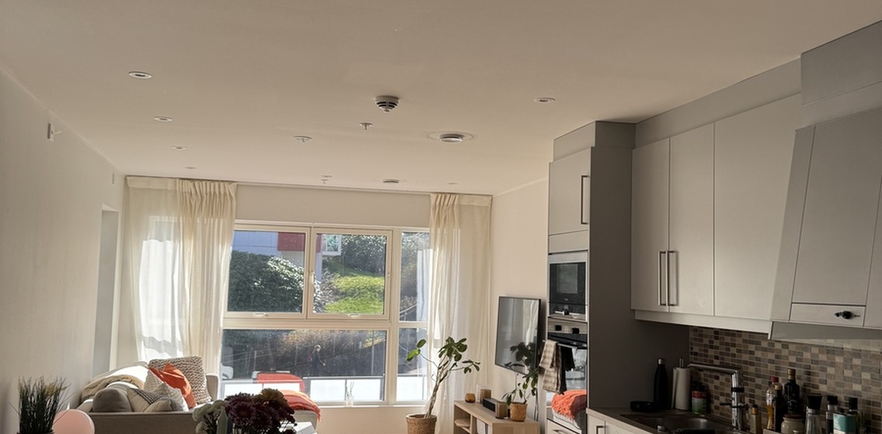 Kombinert stue og kjøkken