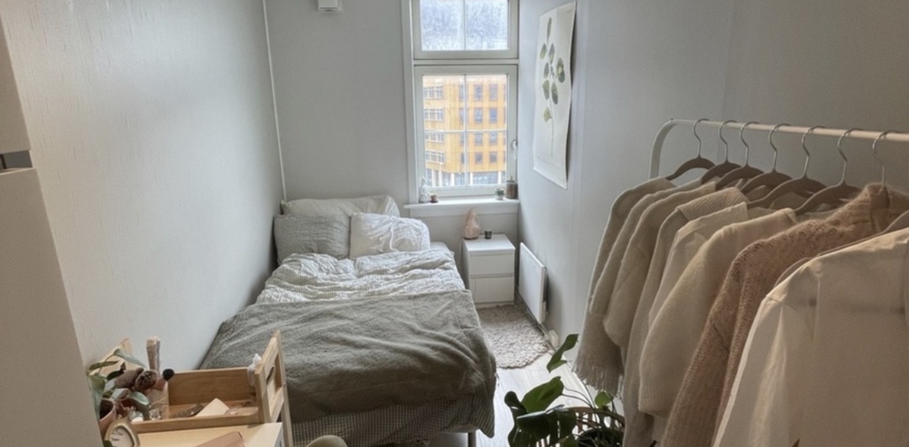 Soverommet som leies ut