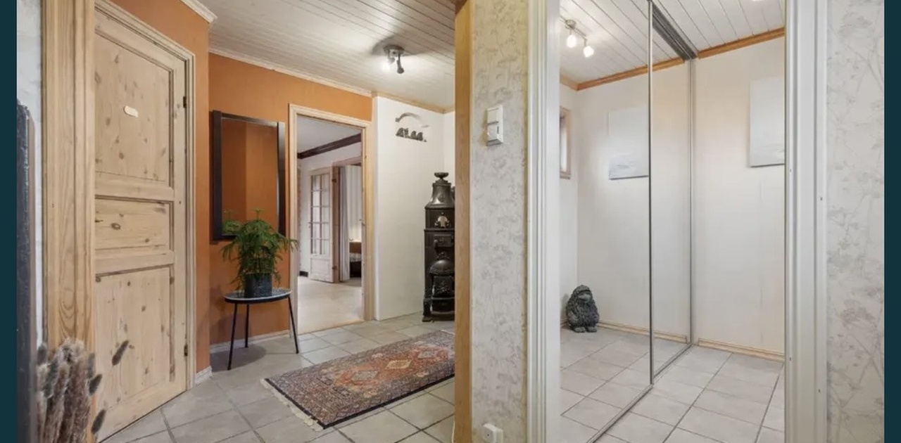 Inngang med Garderobe