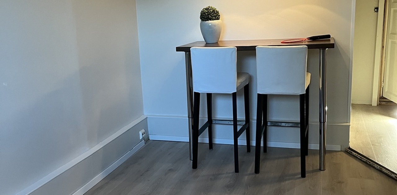 Stue med spisebord