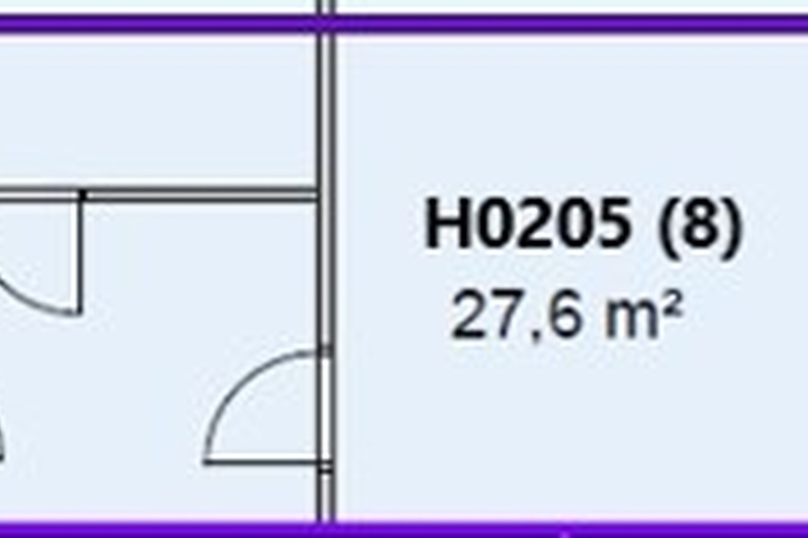 Hybel, 1 roms