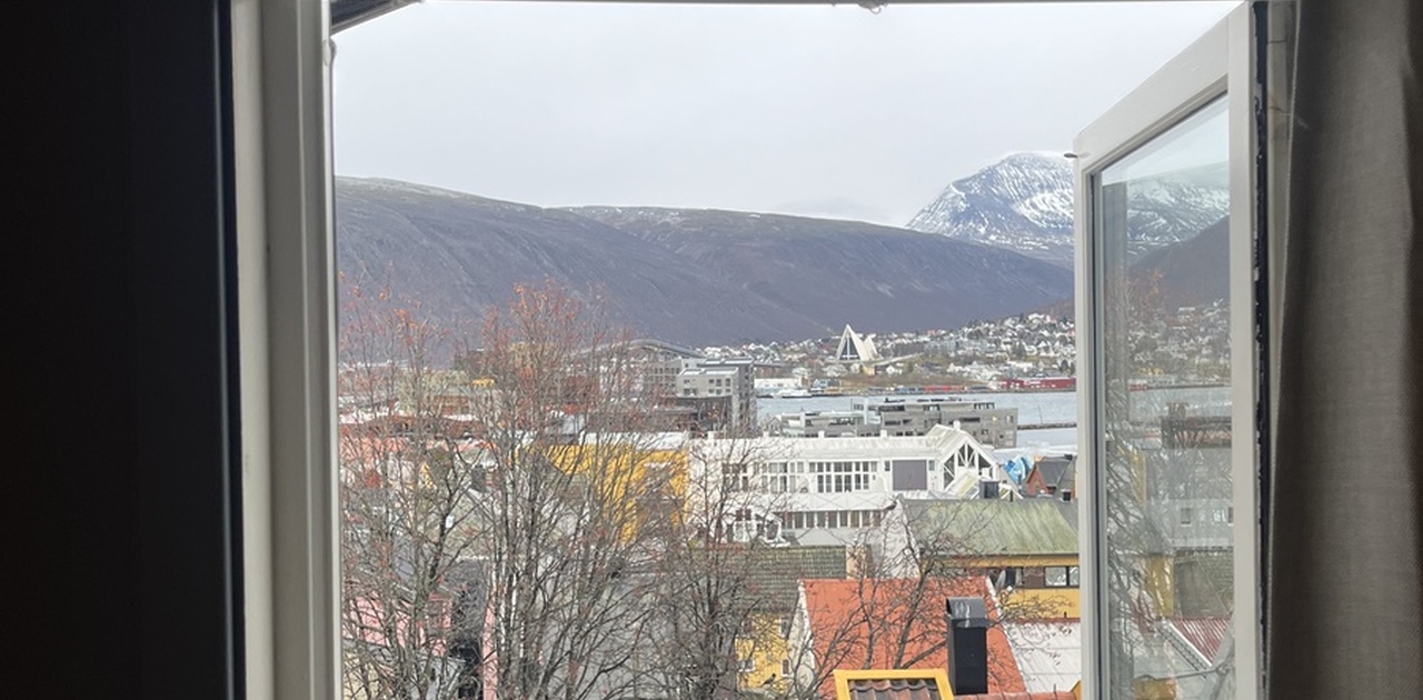 balkong mot Tromsdalstinden