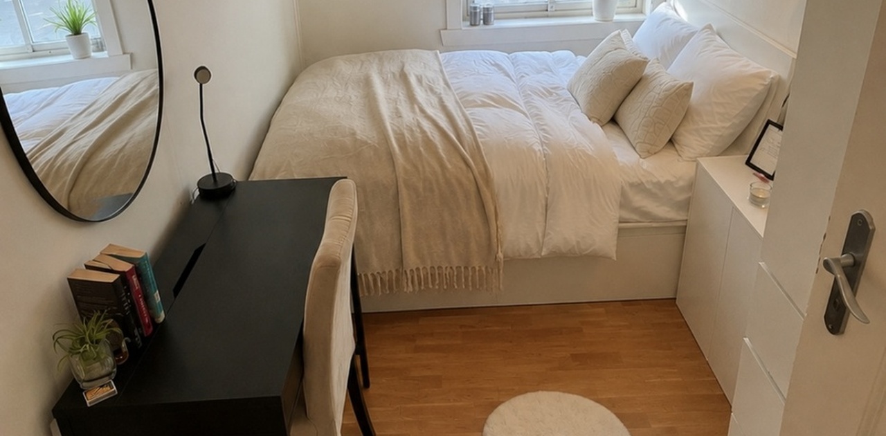 Nåværende møblering av soverom