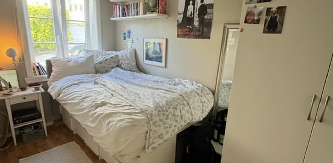 Soverommet som er ledig. Ca. 7m^2