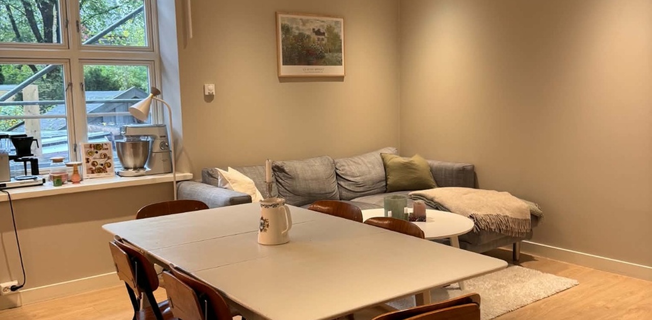 Spiseområdet og stue