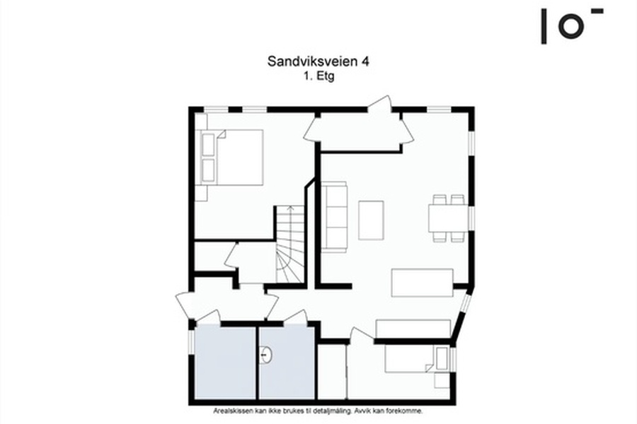 Leilighet, 3 roms