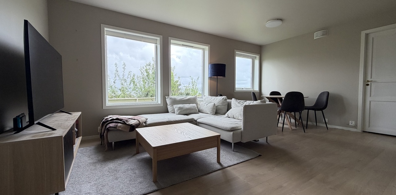 God plass til sofa og spisebord