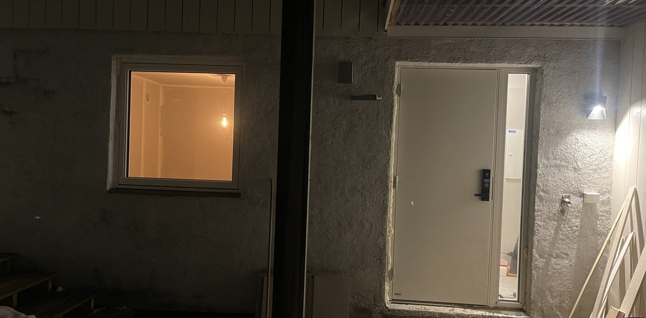 Snøfritt inngangsparti
