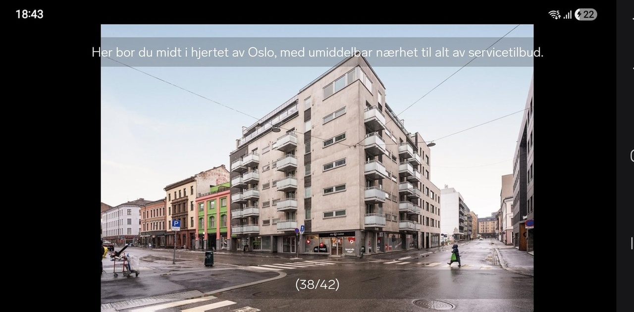 Bygget - 7.etasje hjørneleilighet