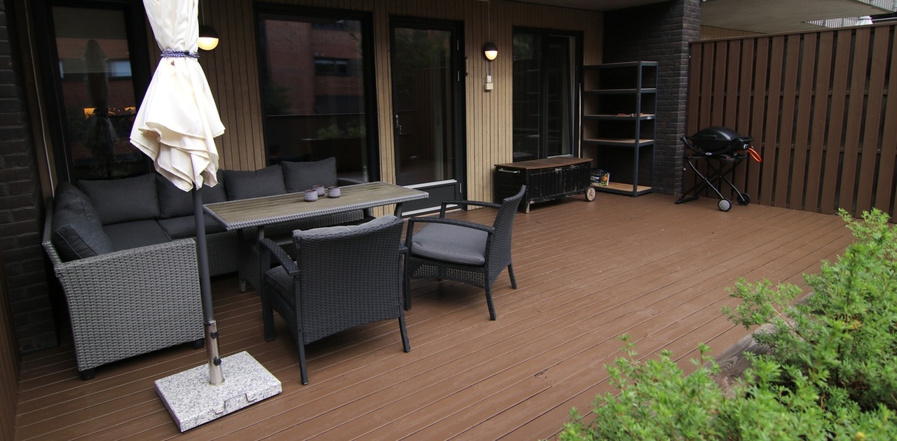 Terrasse på 37 kvadrat
