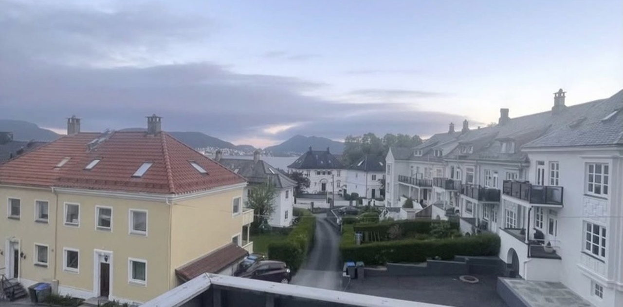 Utsikt fra balkongen