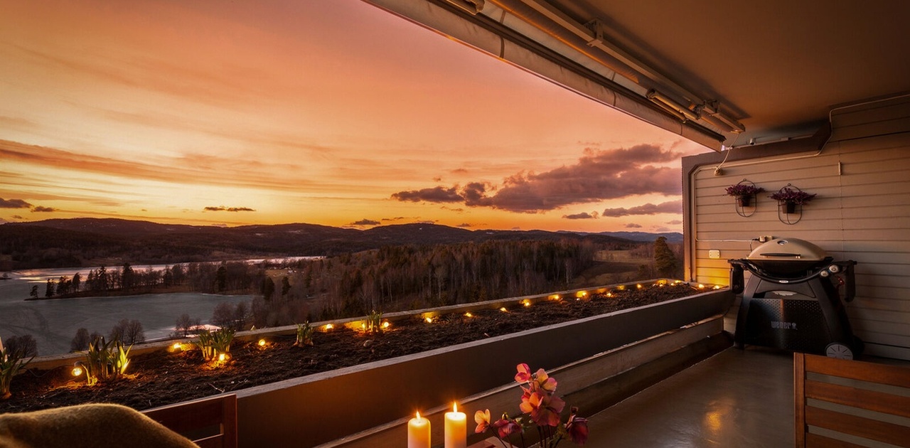 Beste utsikt for solnedgang året rundt