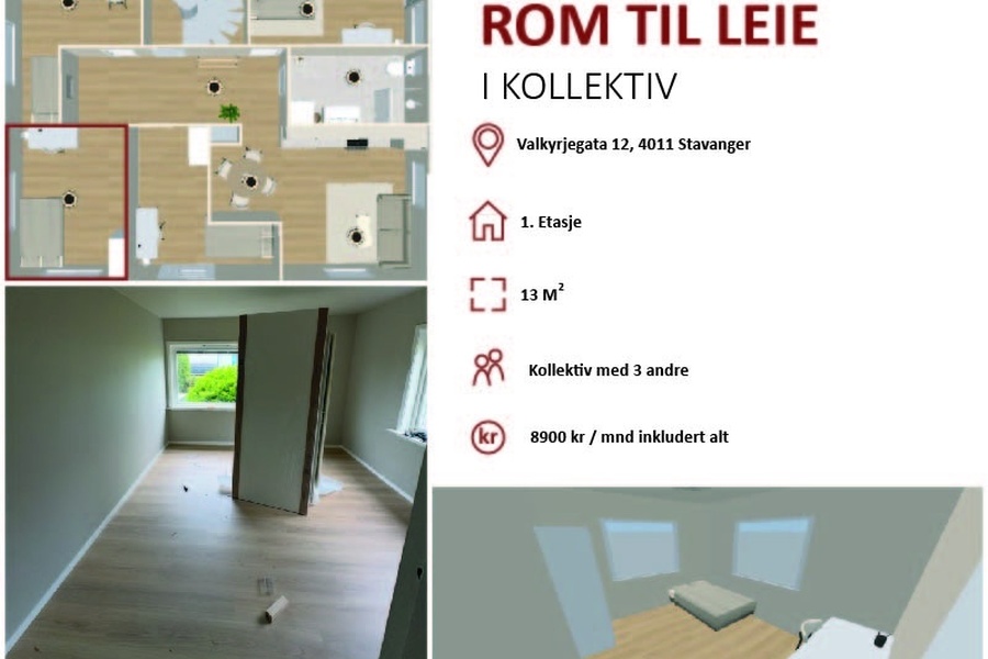 Rom i bofellesskap