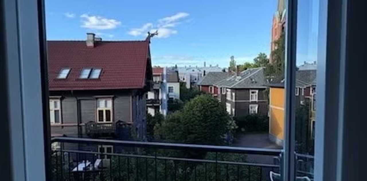 Utsikt fra balkong