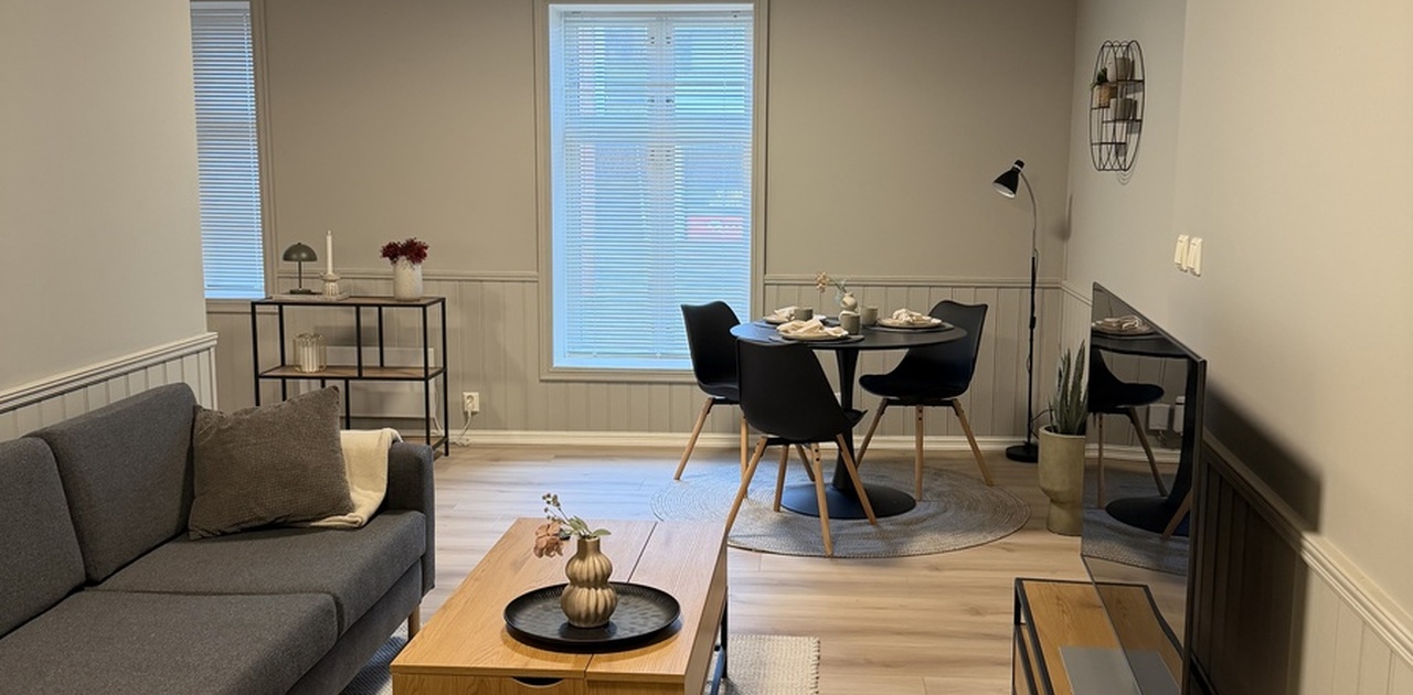 Stue sett fra inngangen