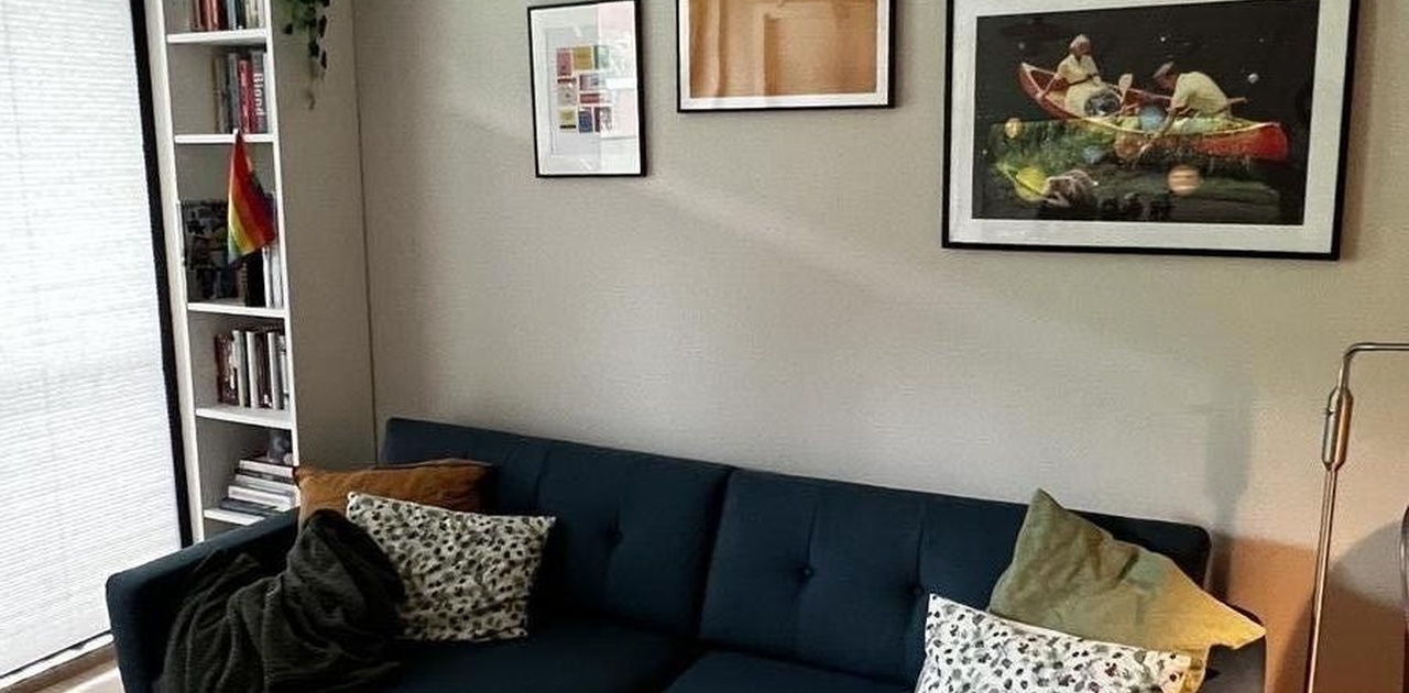 Stue (sofaen kan byttes ut med sovesofa)
