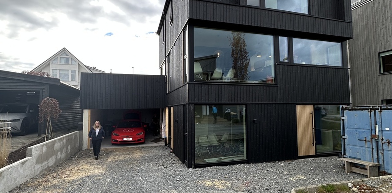 Hybelen ligger i første etasje