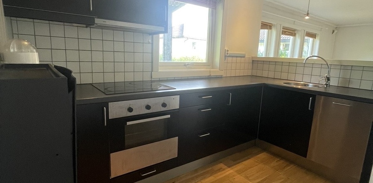 Kjøkken med integrerte hvitevarer