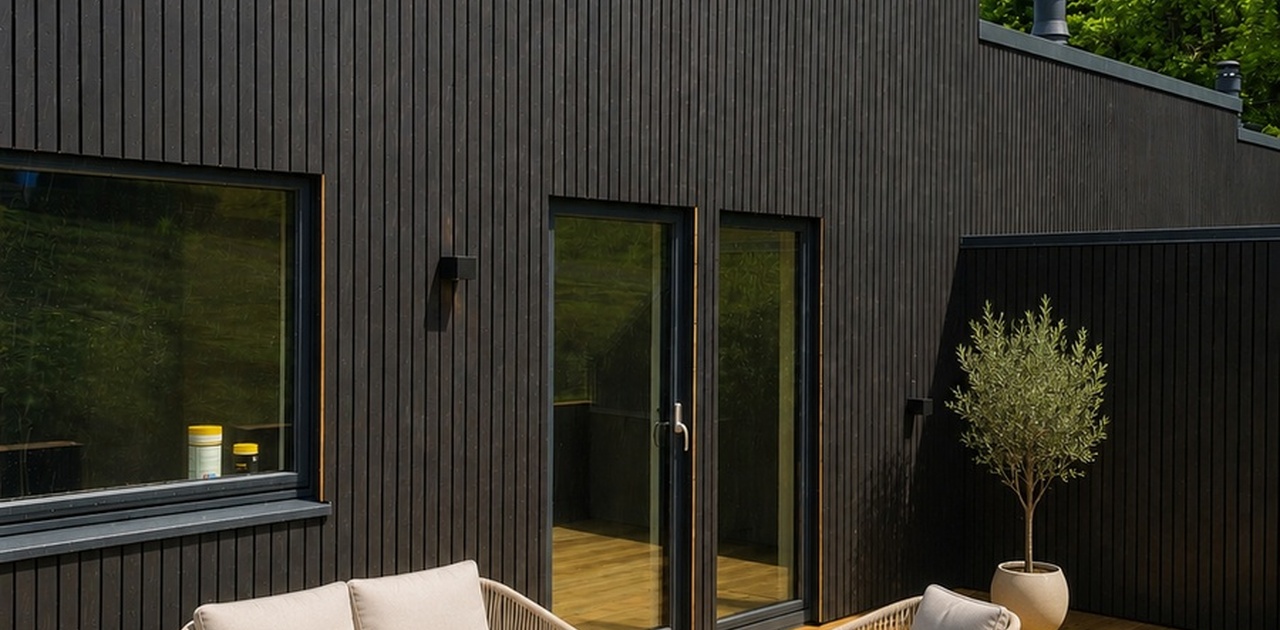Terrasse møblert med KI