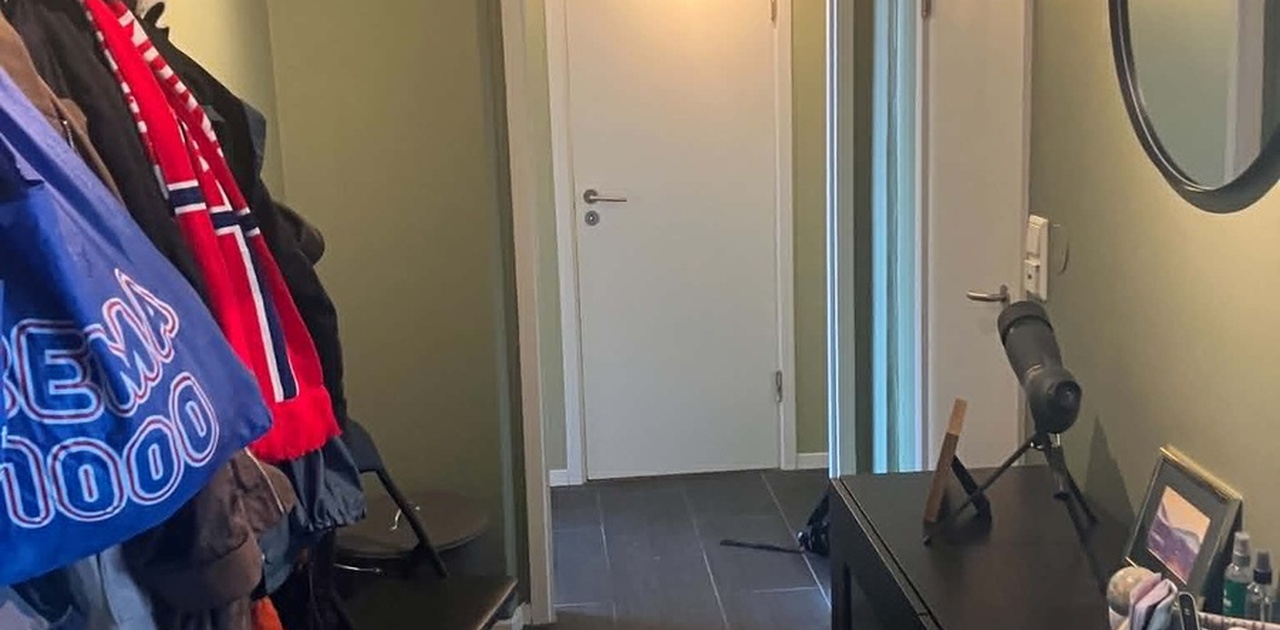 Fra inngangsdøren