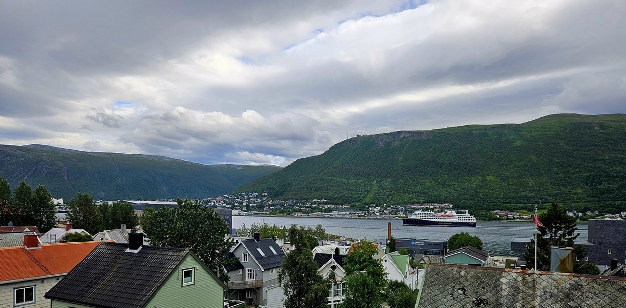 Utsikt fra balkong