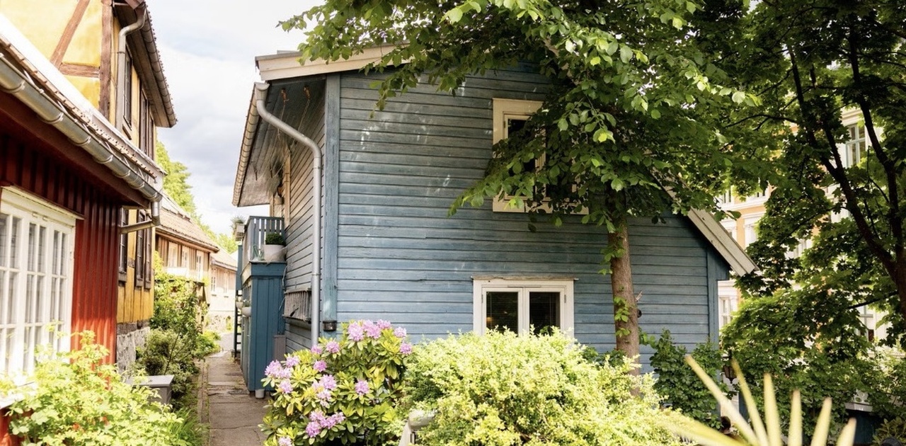 Huset leiligheten ligger i