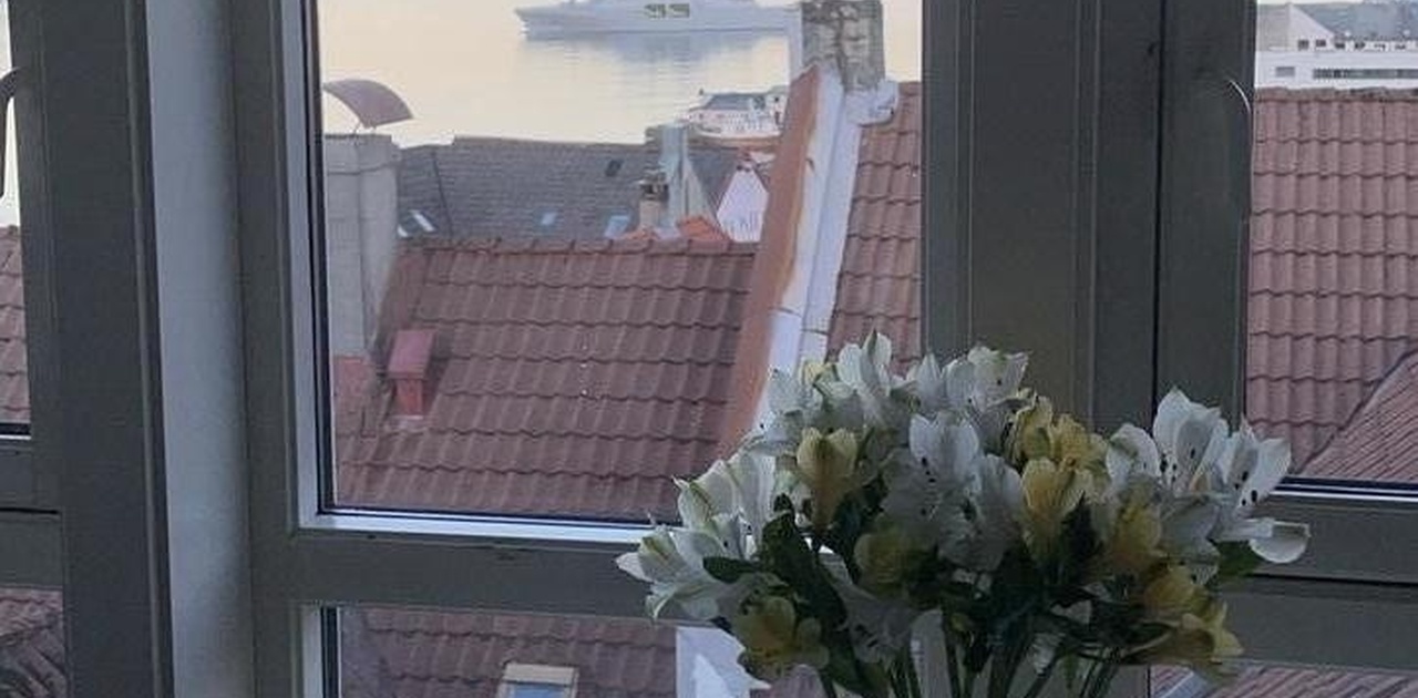 utsikt fra kjøkkenet