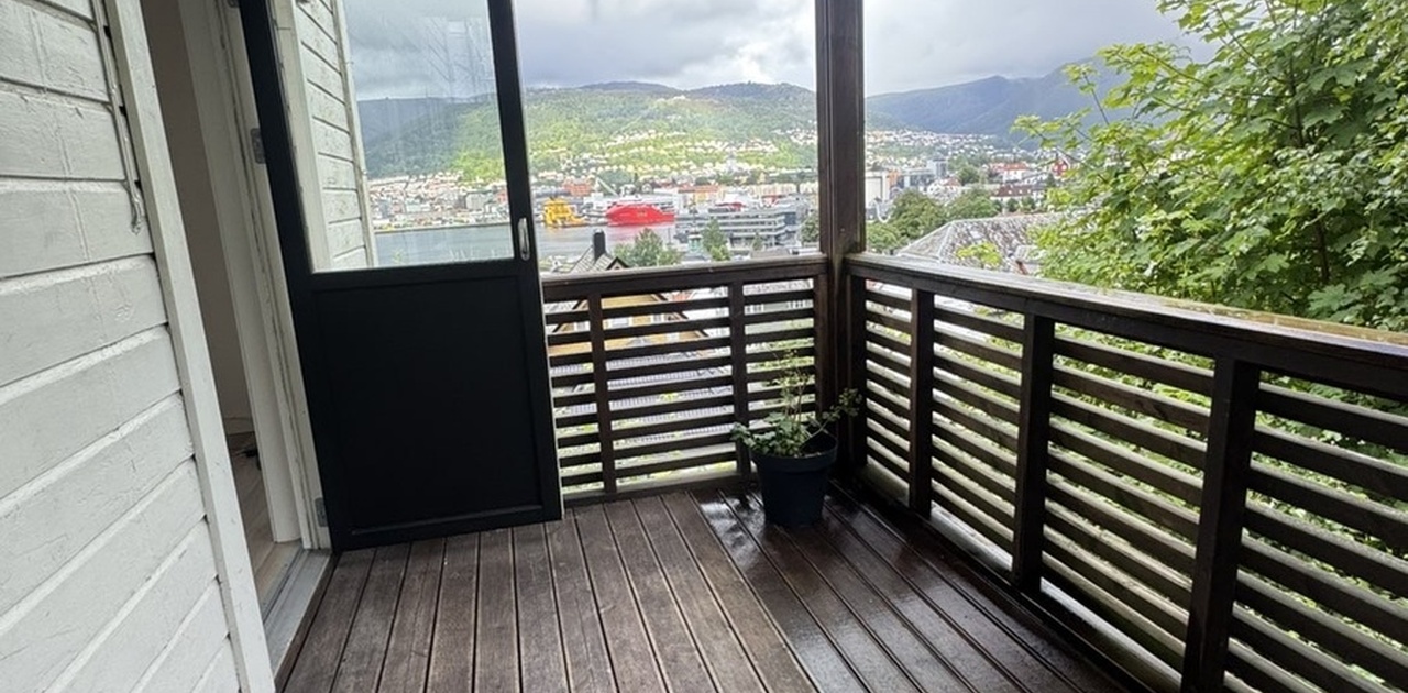 Terrasse med flott utiskt