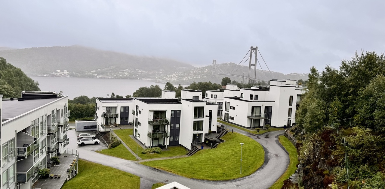 Utsikt sol helle dagen