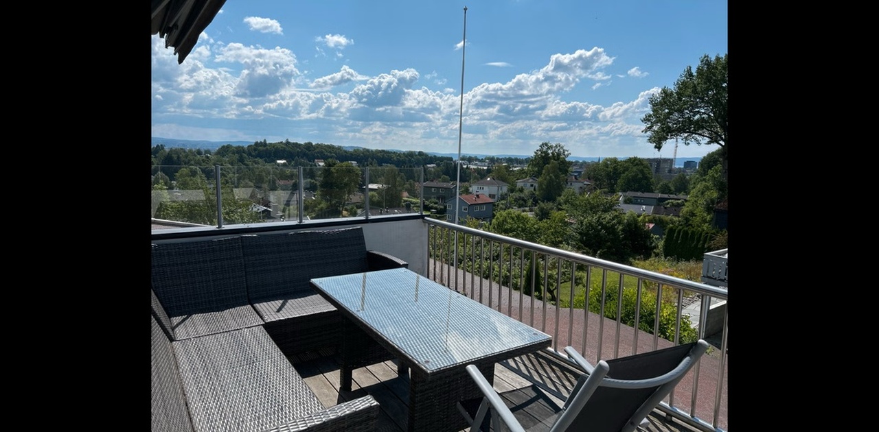 Sørvestvendt veranda