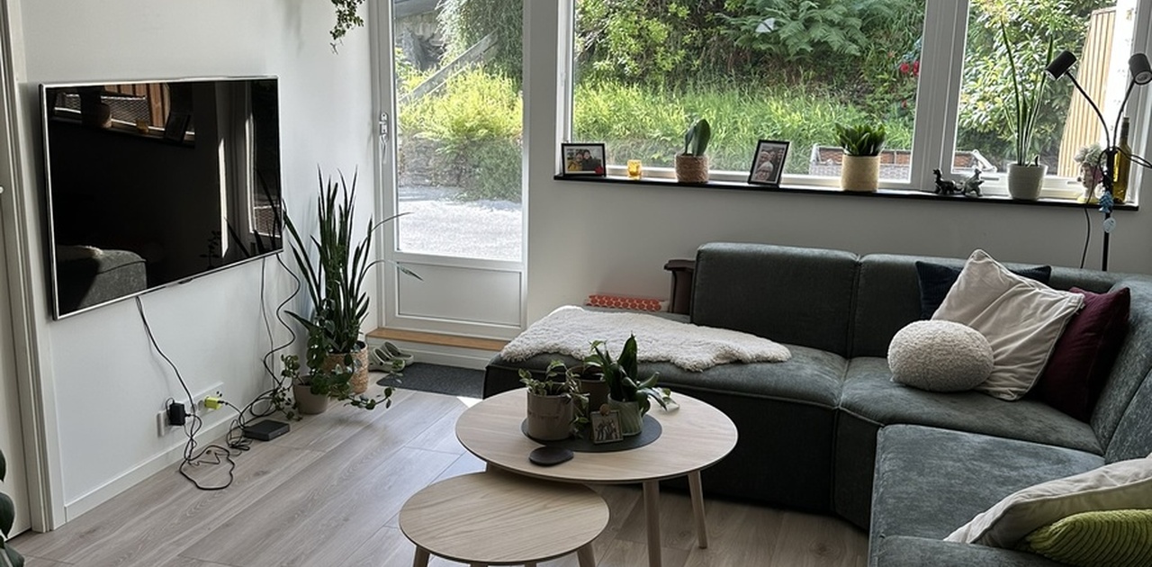 Living room (sofa will be replaced before move-in)