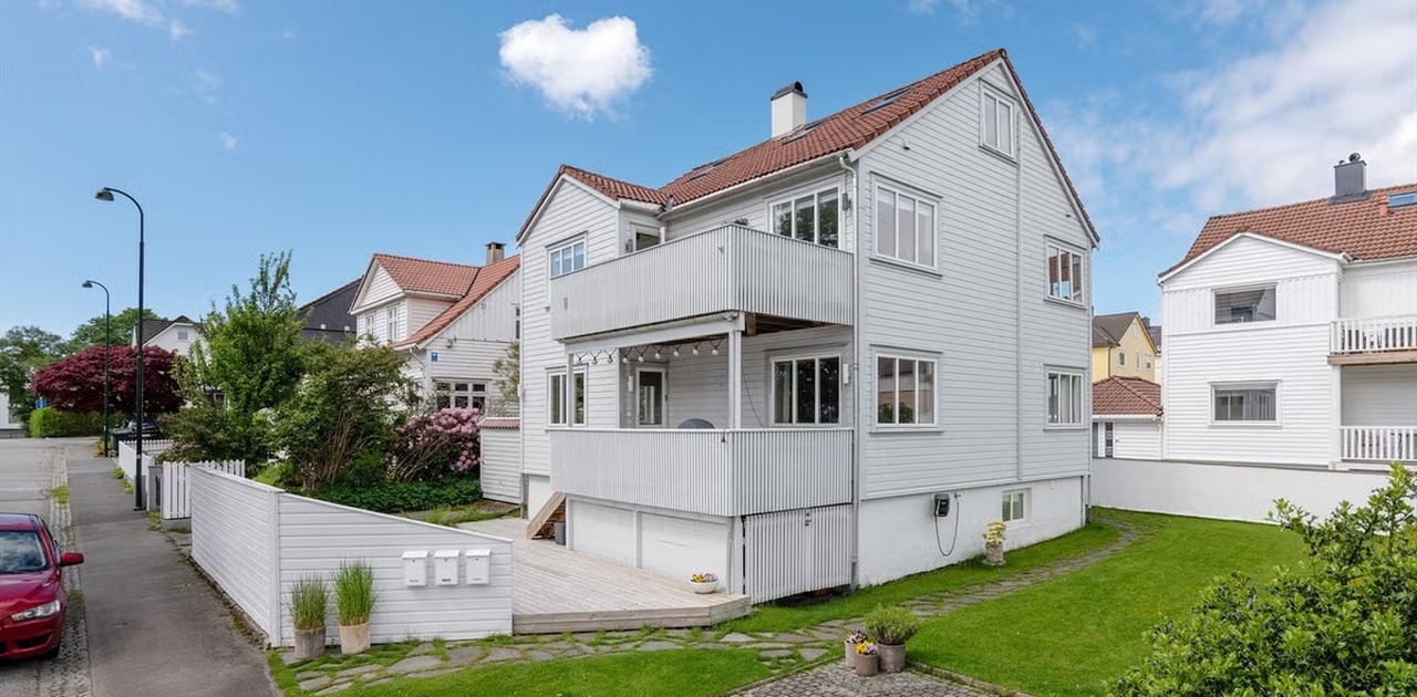 Fasadebilde av huset