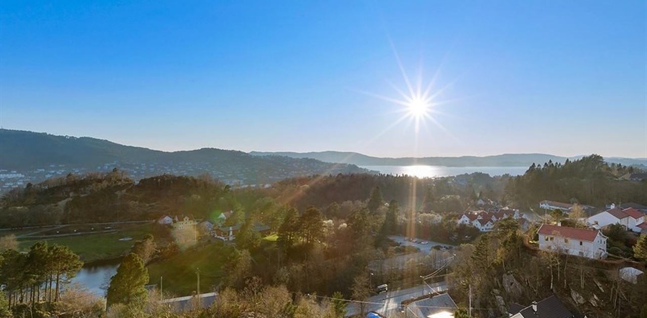 Utsikt fra terrase