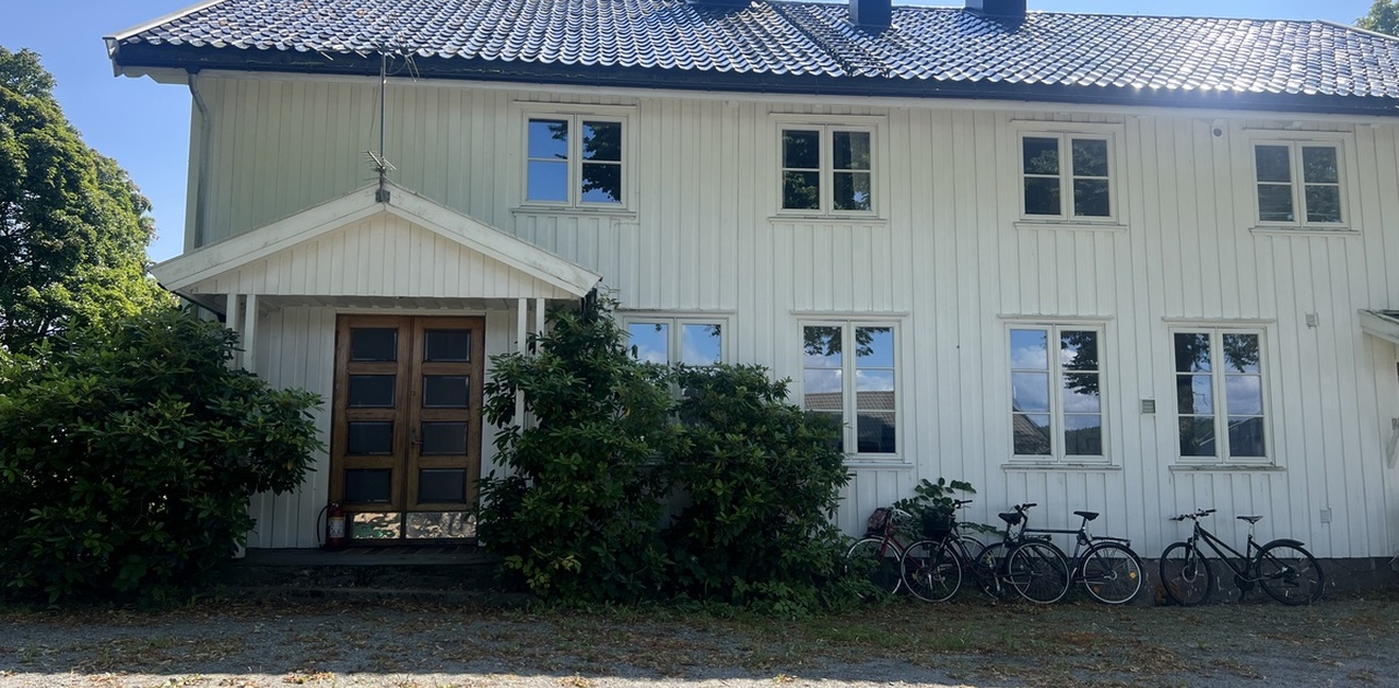 Inngangsparti utleiedel