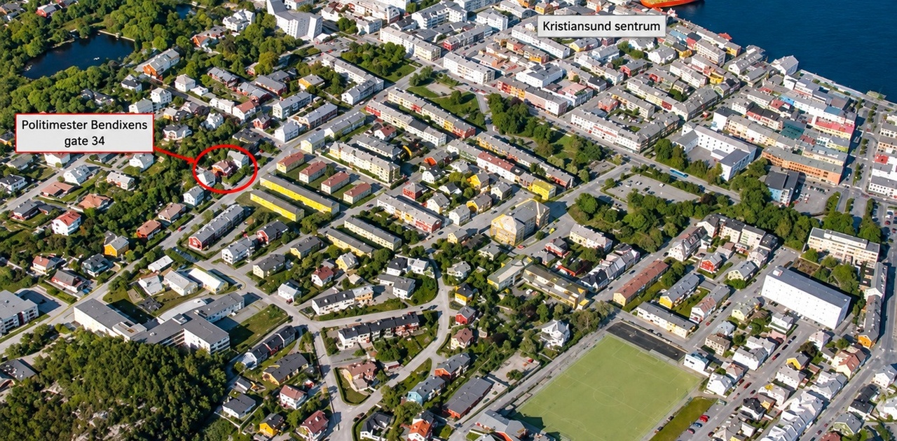 Beliggenhet for huset