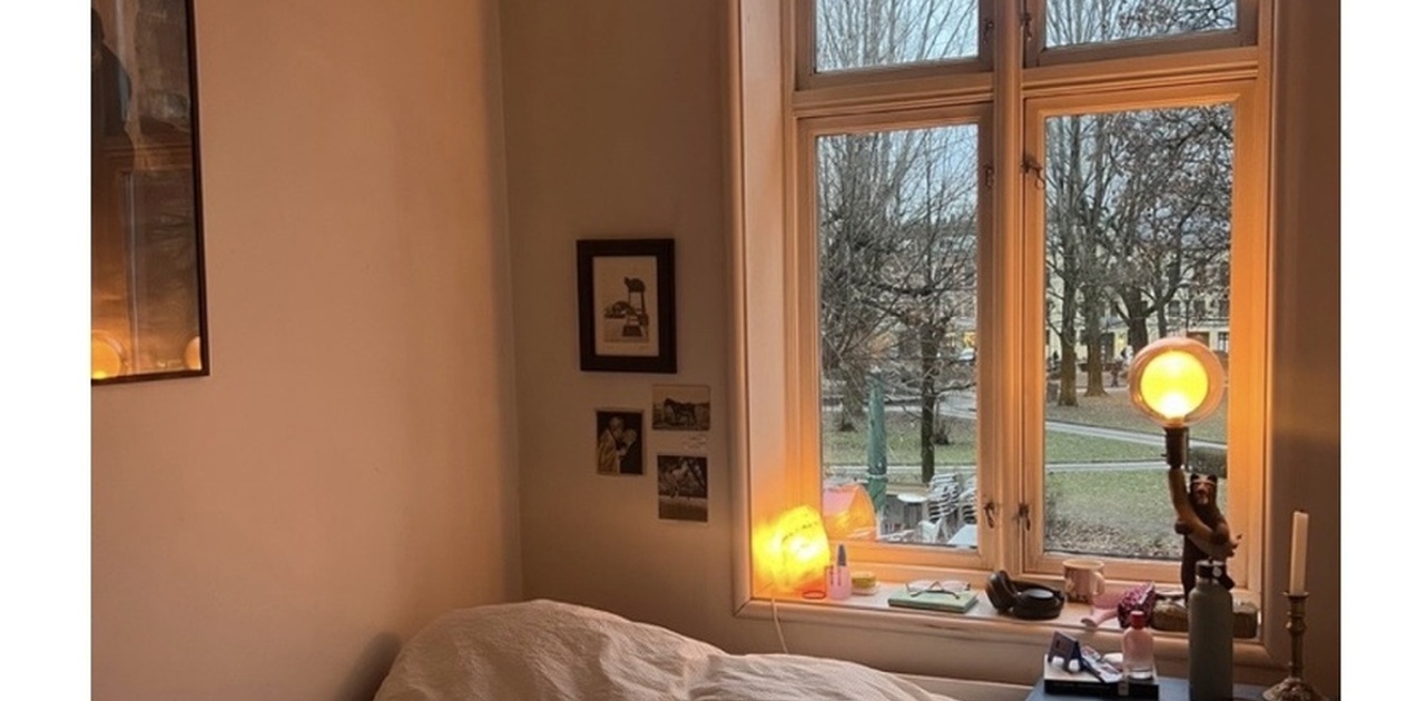 Flott utsikt til parken