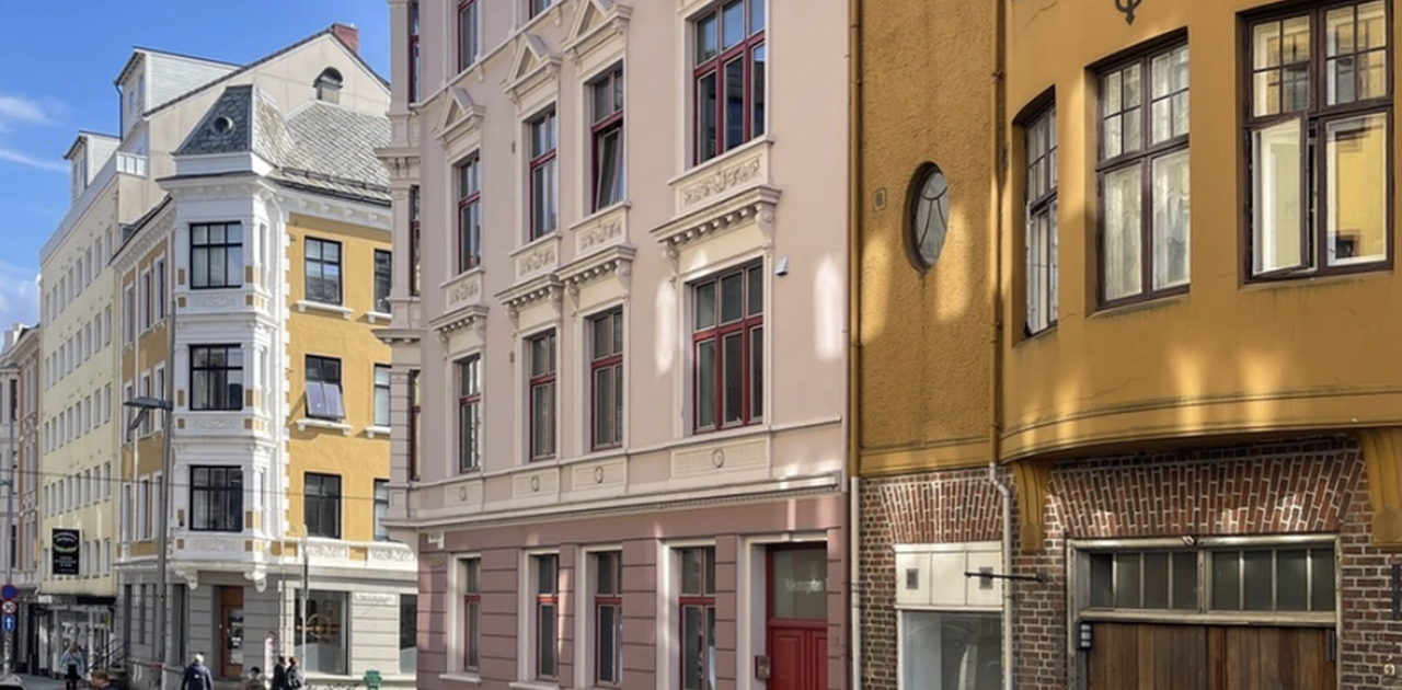 Sentral beliggenhet i Håkonsgaten 9