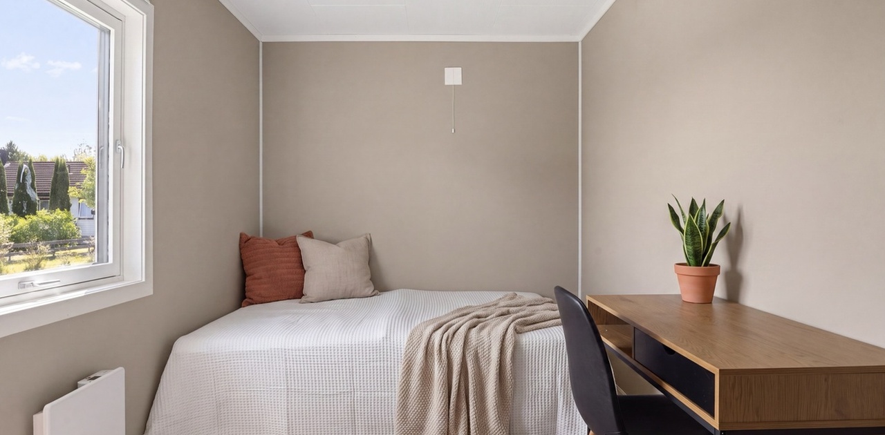 Rom på 10 m²