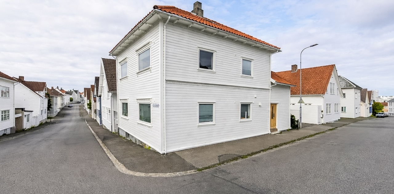Bolig sett fra gaten