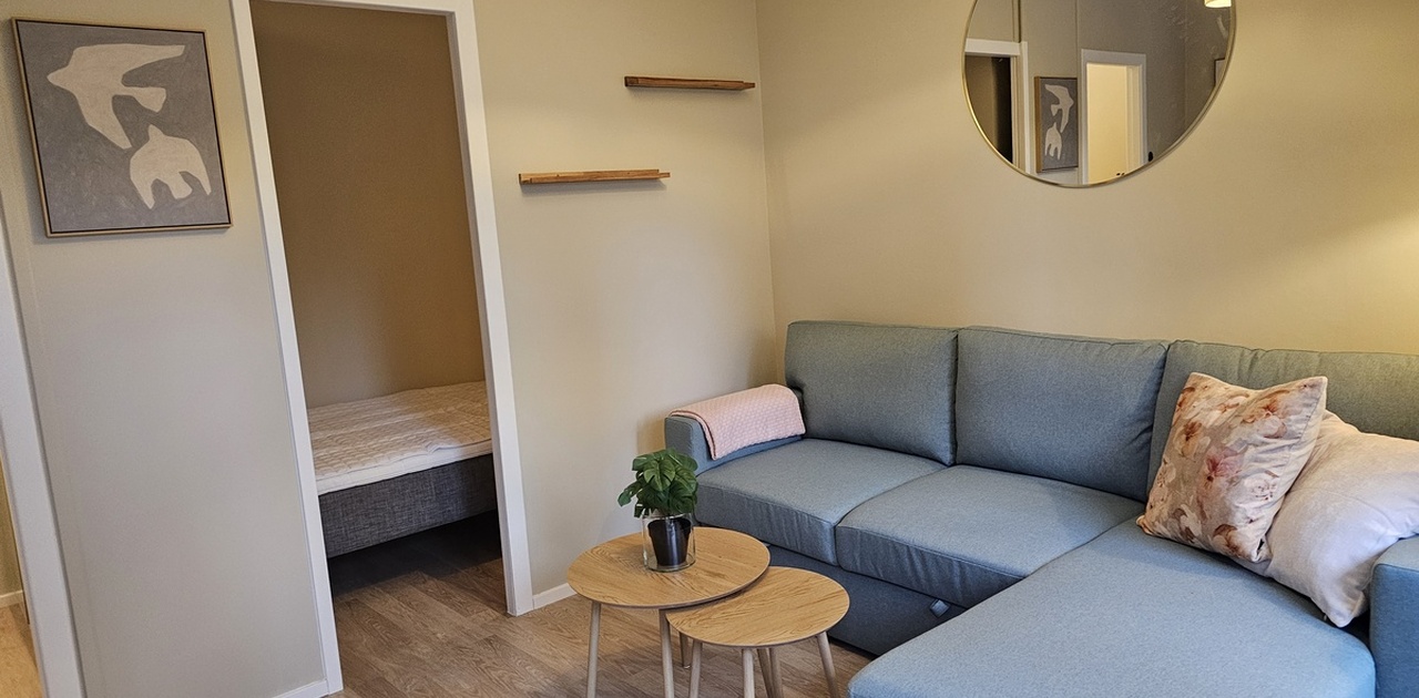 Stue med sovesofa