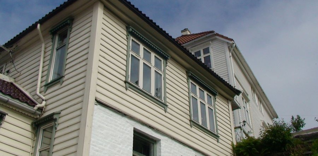 Toppen av dette huset